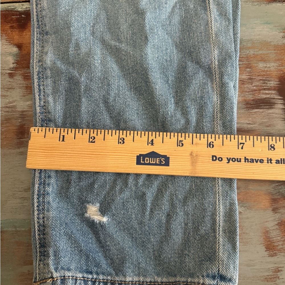New woman’s American eagle mom Distressed Jeans Sz 10 - Picture 7 of 7